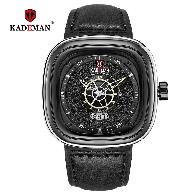 Luxury Men Watches New Fashion Square Quartz