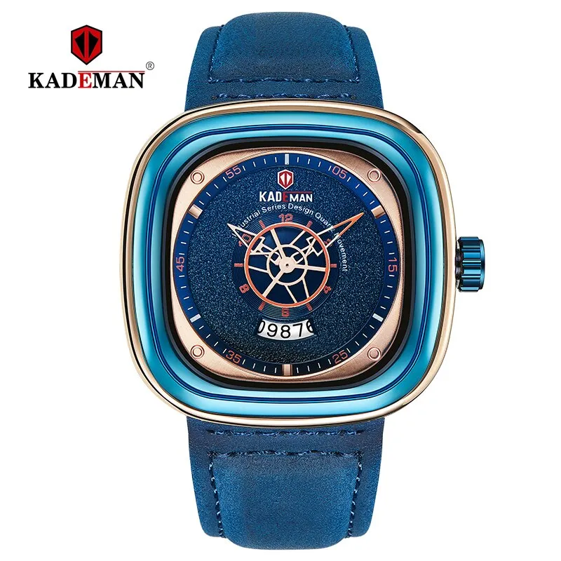 Luxury Men Watches New Fashion Square Quartz