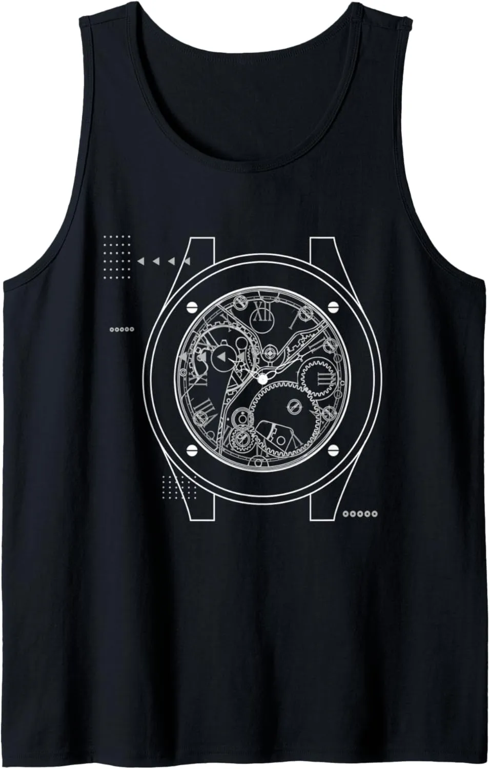 Luxury Tank Top pedestrian Wristwatch Horologist Wristwatch Skeletonized Watch 
