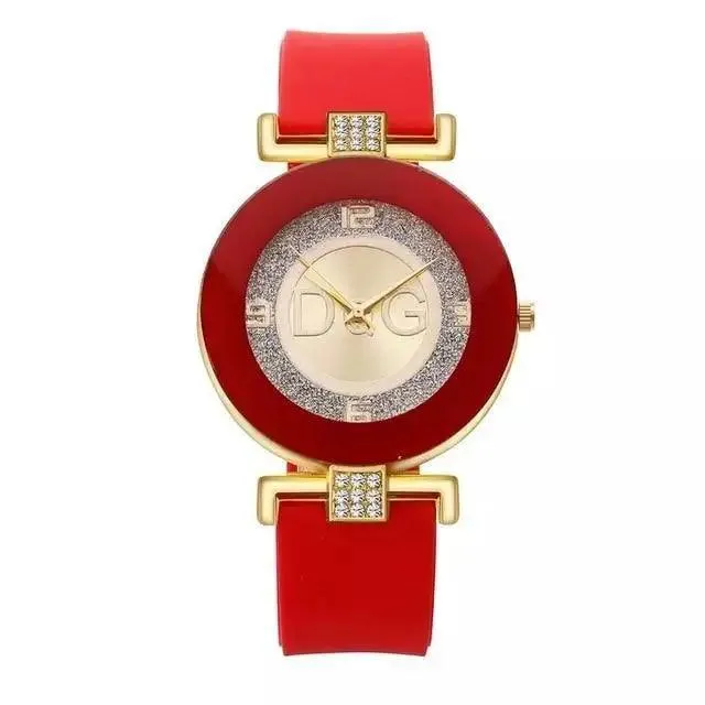 Luxury  Women 's Watches 2021 New Brand Luxury Fashion Quartz Ladies Silicone Matte Wristwatch In Modern Elegant Style Excellent Gift for Birthday and Gift for Her