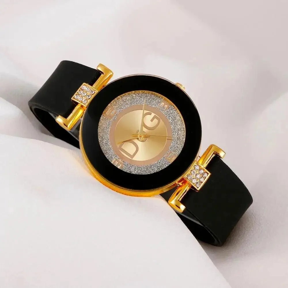 Luxury  Women 's Watches 2021 New Brand Luxury Fashion Quartz Ladies Silicone Matte Wristwatch In Modern Elegant Style Excellent Gift for Birthday and Gift for Her