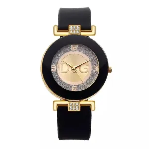 Luxury  Women 's Watches 2021 New Brand Luxury Fashion Quartz Ladies Silicone Matte Wristwatch In Modern Elegant Style Excellent Gift for Birthday and Gift for Her