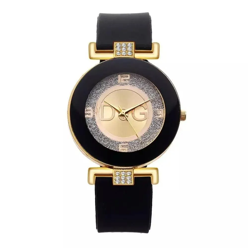 Luxury  Women 's Watches 2021 New Brand Luxury Fashion Quartz Ladies Silicone Matte Wristwatch In Modern Elegant Style Excellent Gift for Birthday and Gift for Her