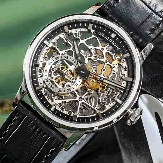 Manufaktur Waldhoff Pioneer Automatic Carbon Silver