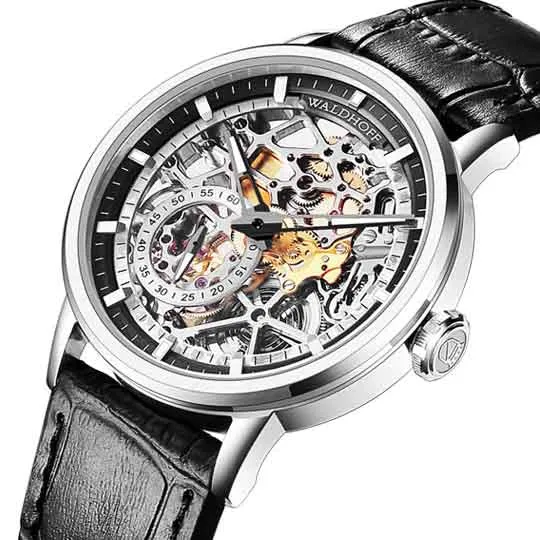 Manufaktur Waldhoff Pioneer Automatic Carbon Silver