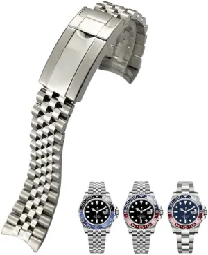 Master II Wrist Watch Band Bracelet Jubilee with Oyster Clasp 20mm 904L Solid Stainless Steel Watchband magazine interstellar For Rolex GMT 