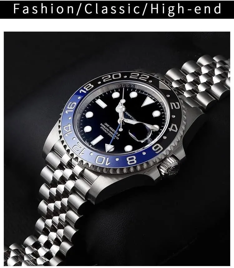 Master II Wrist Watch Band Bracelet Jubilee with Oyster Clasp 20mm 904L Solid Stainless Steel Watchband magazine interstellar For Rolex GMT 