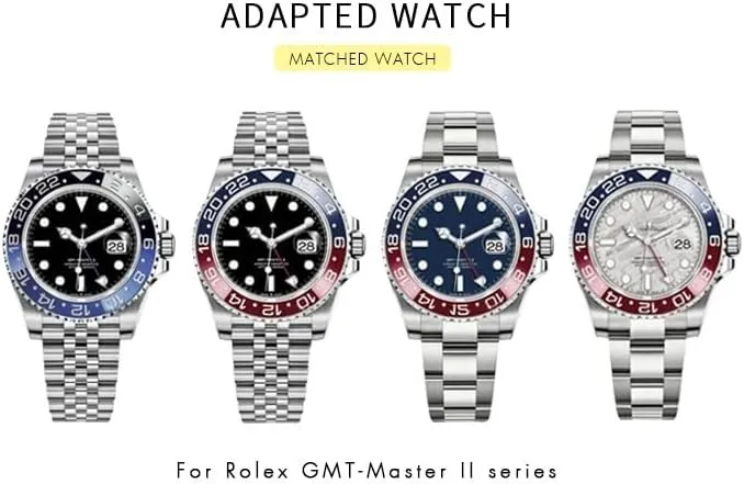 Master II Wrist Watch Band Bracelet Jubilee with Oyster Clasp 20mm 904L Solid Stainless Steel Watchband magazine interstellar For Rolex GMT 