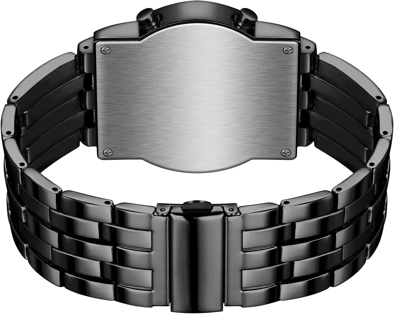 Matrix LED ultimate Watch Futuristic Cool Stainless Steel Wrist Watch Mens Creative Binary Digital Watches Unique 