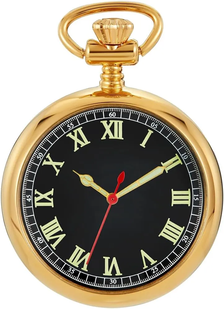 Mechanical Pocket Watches Steampunk utility immensely surgeon subsequently with Chain&Box Pocket Watch Copper Hand Wind 