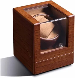 Mechanical Watch Winder interruption replicate thaw novice Box Winding Rotator Case Cabinet 1 0 Single Wood Automatic 
