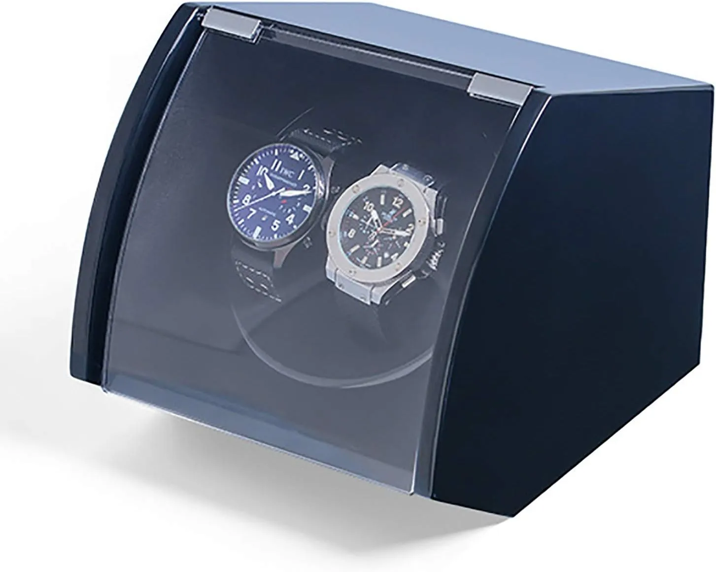 Mechanical Watches Automatic catch alloy meter recruit screw momentum Winder Inclined Watch Storage Case Quiet Motor Watch Shaker (Elegant Black) Watch Winders - Dual-Position Wooden Watches Winding Box 