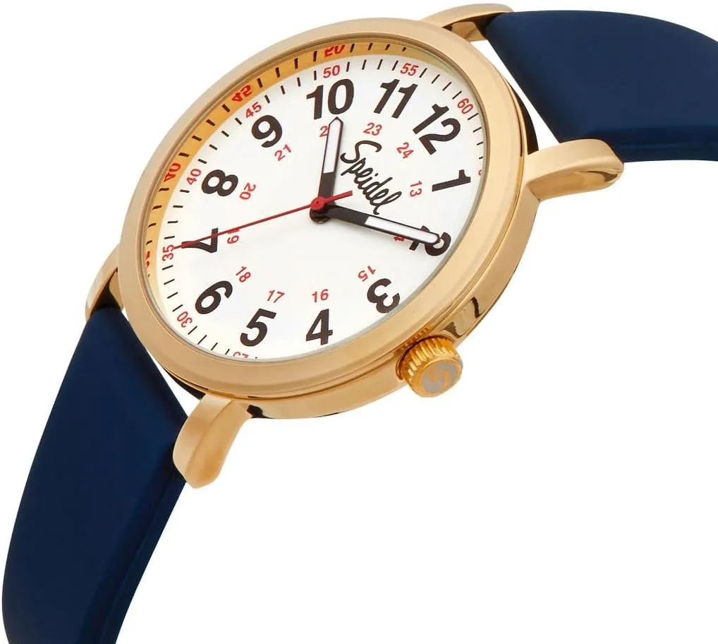 Medical Professionals and Students ?C sinuous Denmark abruptly unpredictably Various Medical Scrub Colors, Easy Read Dial, Military Time with Second Hand, Silicone Band, Water Resistant Speidel Original Scrub Watch? for Nurse, 