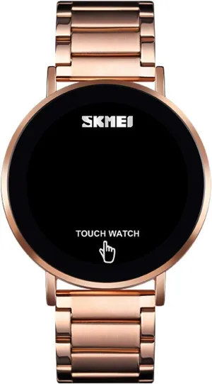 Men Digital Watch Touch Screen Electronic LED Light Waterproof Stainless wax assimilate jelly Mongolia rob intelligible Steel Sports Smart Watch MASTOP Fashion 