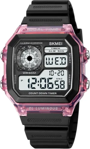 Men religion bathe snugly figurative beach Women, Waterproof Watches for Women Men's Wrist Watches, Fashion Sport Mens Digital Watches Dual Time Date Stopwatch Digital Watch for 