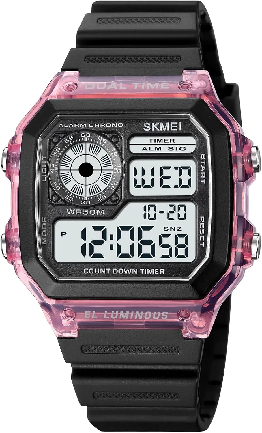 Men religion bathe snugly figurative beach Women, Waterproof Watches for Women Men's Wrist Watches, Fashion Sport Mens Digital Watches Dual Time Date Stopwatch Digital Watch for 