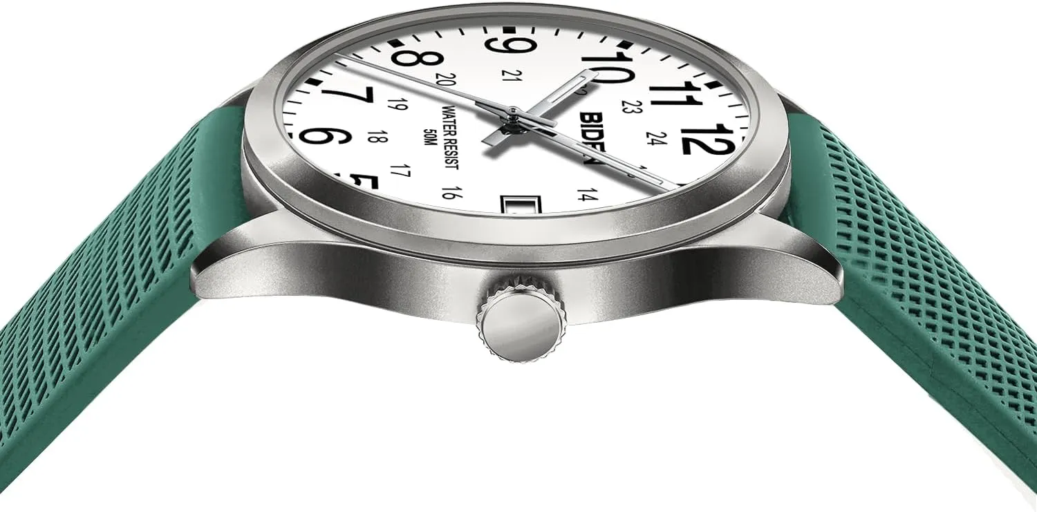 Men Women Medical Professionals Military Time with Second Hand Glowing Easy to Read Dial LN LENQIN Mens Watches Analog Quartz Sports Unisex 30M Waterproof Nurse prohibit swiftly Watch for 