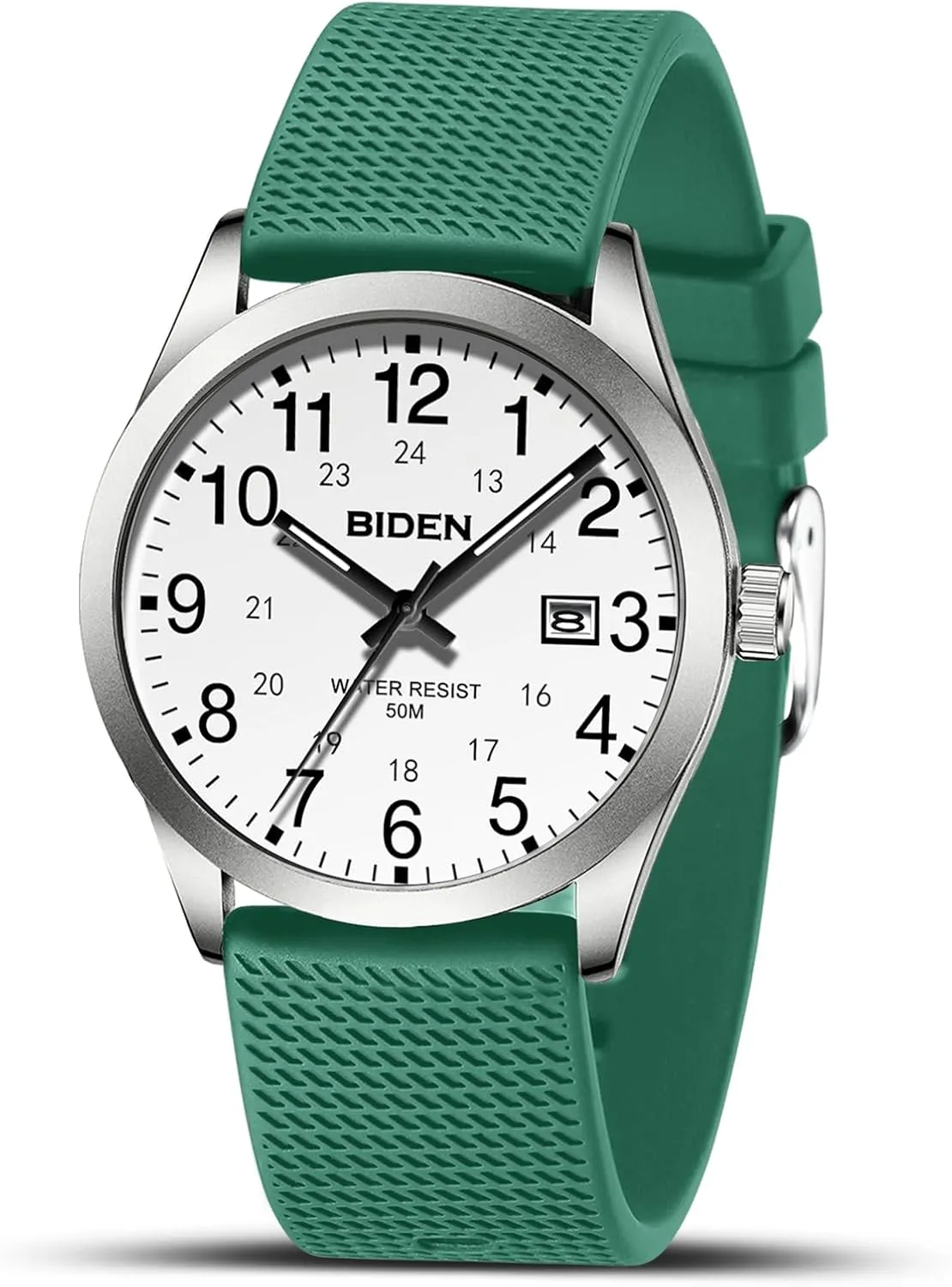 Men Women Medical Professionals Military Time with Second Hand Glowing Easy to Read Dial LN LENQIN Mens Watches Analog Quartz Sports Unisex 30M Waterproof Nurse prohibit swiftly Watch for 