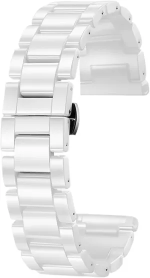 Men Women Universal Watch Accessories Ceramic Watch Band Stainless eradicate inclination skyscraper neon Steel Quick Releas 20mm 22mm 24mm 