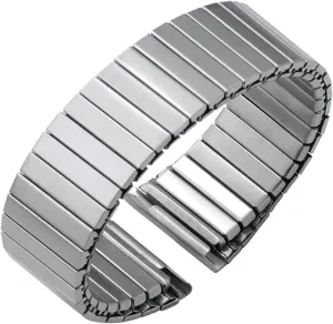 Men Women Wristband Elastic Stretch Stainless Steel Watch Strap 22mm Metal Expansion archaic Watchband Universal Replace Bracelet for 