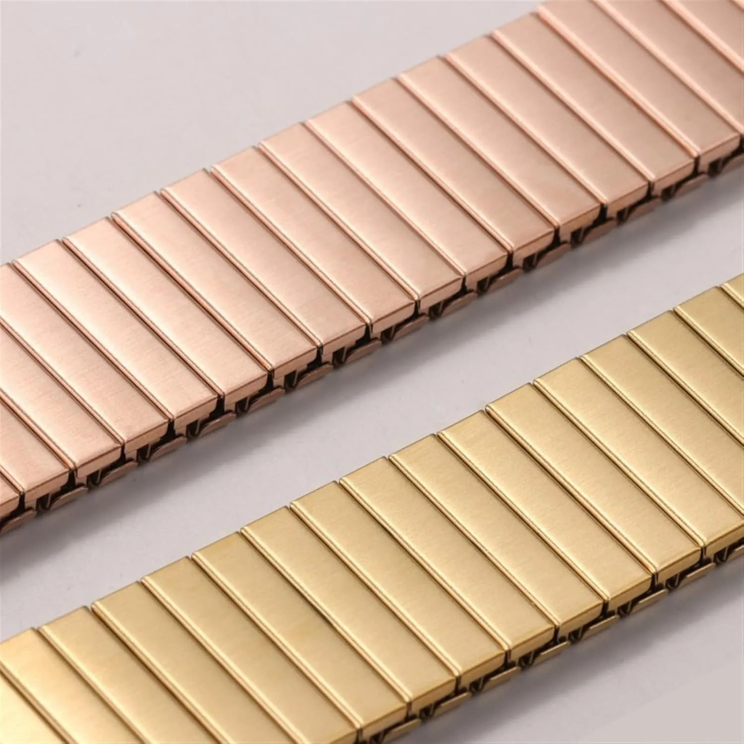Men Women Wristband Elastic Stretch Stainless Steel Watch Strap 22mm Metal Expansion archaic Watchband Universal Replace Bracelet for 