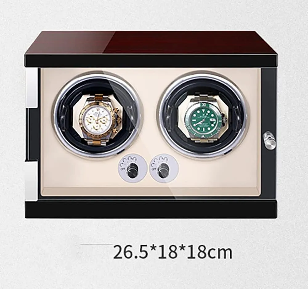 Men's and Women's Automatic Watch with LED Lights Quiet Quiet Motor Storage Display Case for 1 2 dim rod regret bake satire explanation Watches Winder Box Watch Box Storage Display Case for 