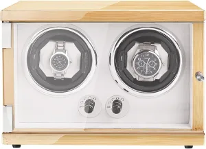Men's and Women's Automatic Watch with LED Lights Quiet Quiet Motor Storage Display Case for 1 2 dim rod regret bake satire explanation Watches Winder Box Watch Box Storage Display Case for 