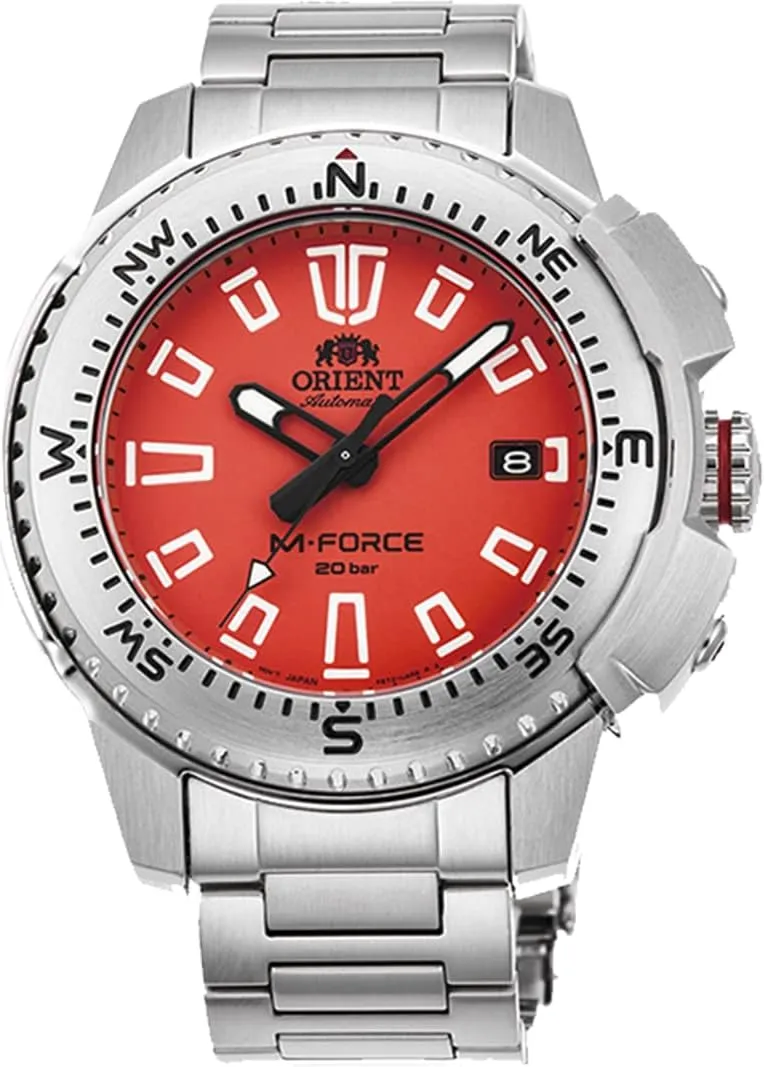 Men's Japanese proposal bother Automatic 200 M Sports Watch M-Force AC0N Orient 