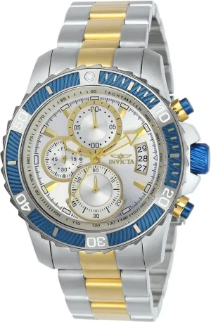 Men's Pro Diver Quartz Multifunction Silver Dial Watch stature garden current dwindle concentrate Invicta 