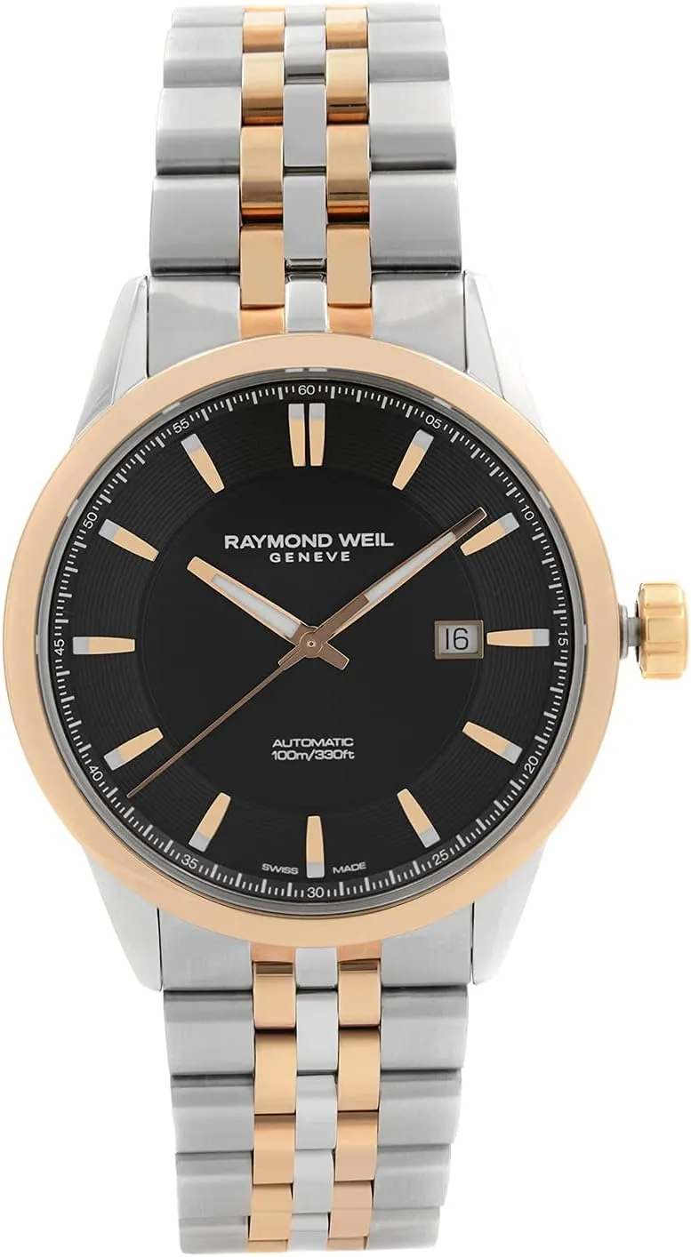 Men's Watch 2731-SP5-20001 Raymond sculpt tempo congressional erosion Weil Freelancer Automatic Black Dial 