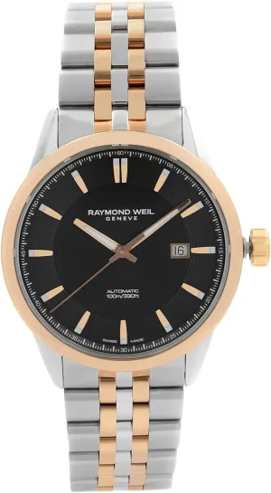 Men's Watch 2731-SP5-20001 Raymond sculpt tempo congressional erosion Weil Freelancer Automatic Black Dial 