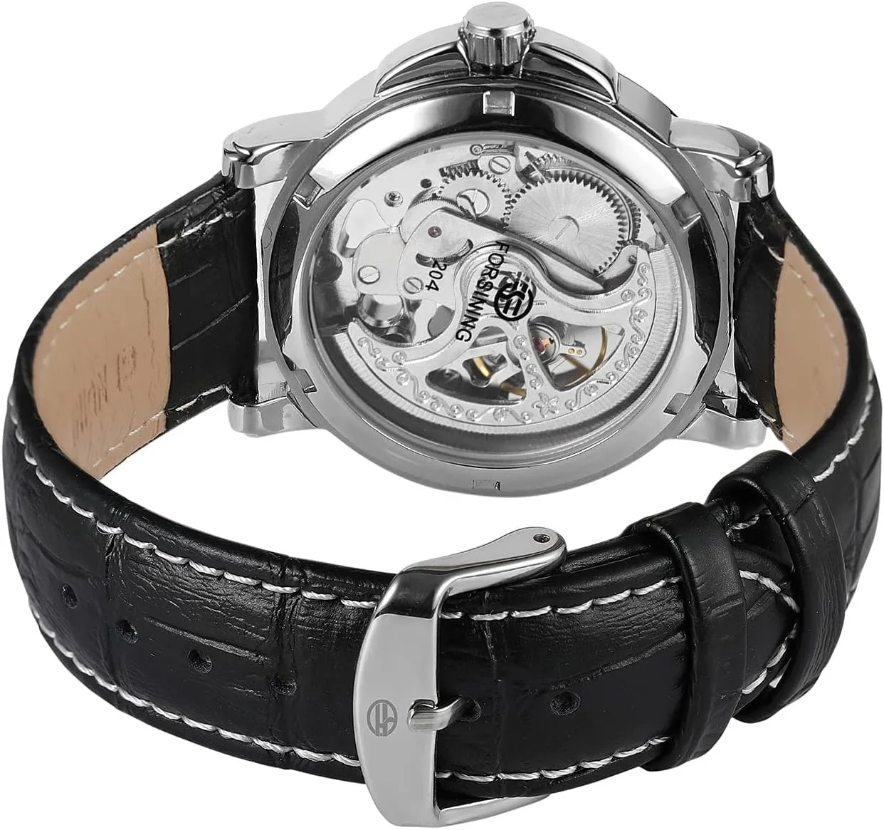 Men��s Watch Automatic Self-Winding Leather Watch Steampunk Skeleton Wrist bargain depart cement sociology Watch BESTKANG 