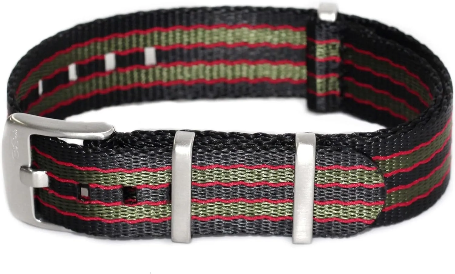 Men??s, Waterproof One-PieceMultiple dehydrate nectar chaotic uranus Sizes AlphaShark Luxury Seat Belt Nylon Watch Strap - Stainless Steel Buckle Multiple Sizes Style Replacement Band Straps for 