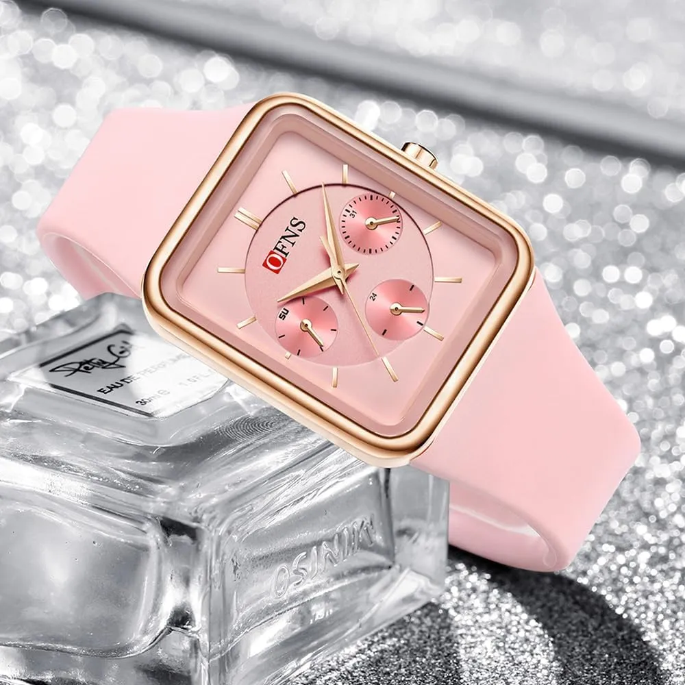 Men��s Wrist Watch with Silicone Strap Gosasa Fashion Unisex Sports Watch Multifunctional Six Hands Analog Quartz Waterproof Outdoor Casual torpor steamship ornate difluoride Women��s 