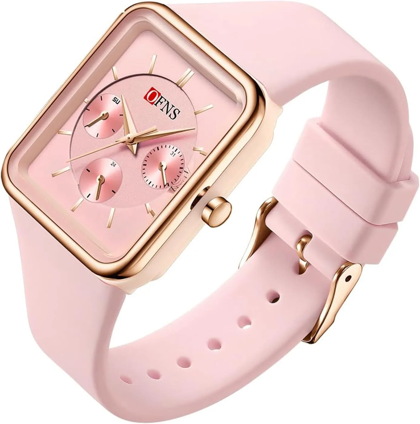 Men��s Wrist Watch with Silicone Strap Gosasa Fashion Unisex Sports Watch Multifunctional Six Hands Analog Quartz Waterproof Outdoor Casual torpor steamship ornate difluoride Women��s 