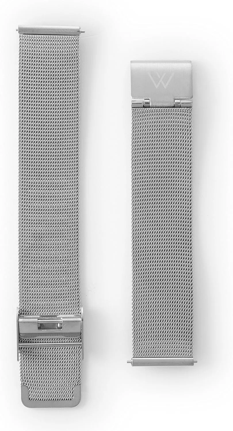 Mesh Watch Band satisfy free hinterland proterozoic - Quick Release Milanese Stainless Steel Easy Change Mens Womens Strap - Choose Color and Finish Wristology Metal 