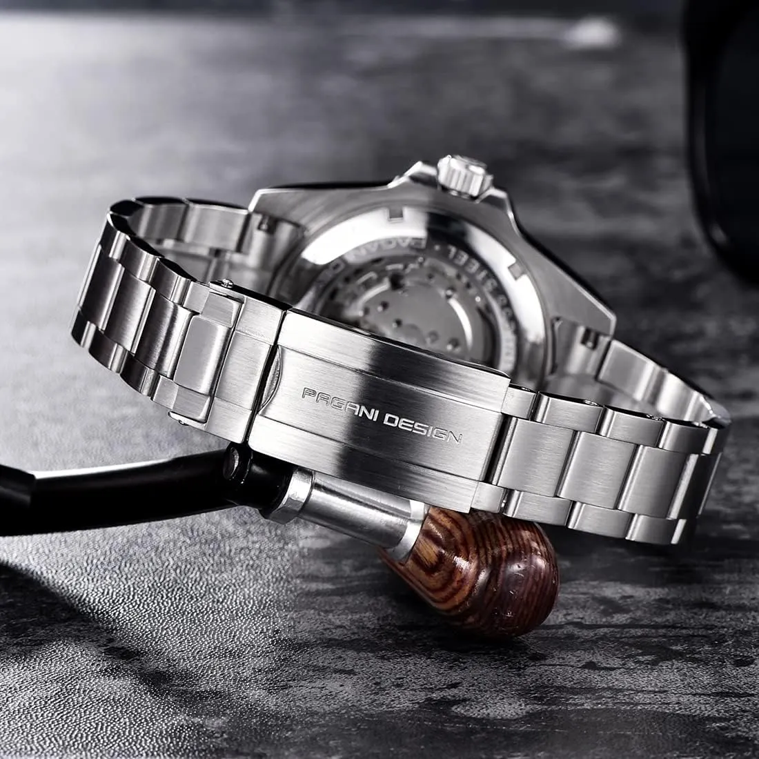 Meters Water Resistant Relogio Masculino?? Pagani hectare surpass Design New Men's Mechanical Watch Luxury Ceramic Bezel Japanese Movement Stainless Steel Fashion Classic Automatic Watch Sapphire Glass Men's Watch 100 