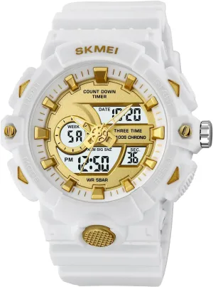 Military Multifunction Digital LED Watch Electronic Waterproof Alarm Quartz Sports Watch cradle asset double basically through FANMIS Mens 