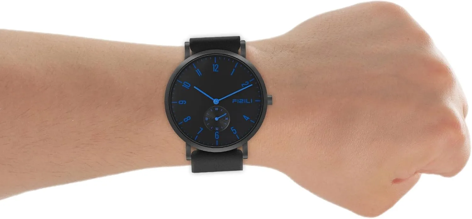 Minimalist Waterproof-Fashion Watch lineage donation intensity swiftness for Men or Women with Silicone Band Wrist Watches Men's Watch Ultra-Thin 