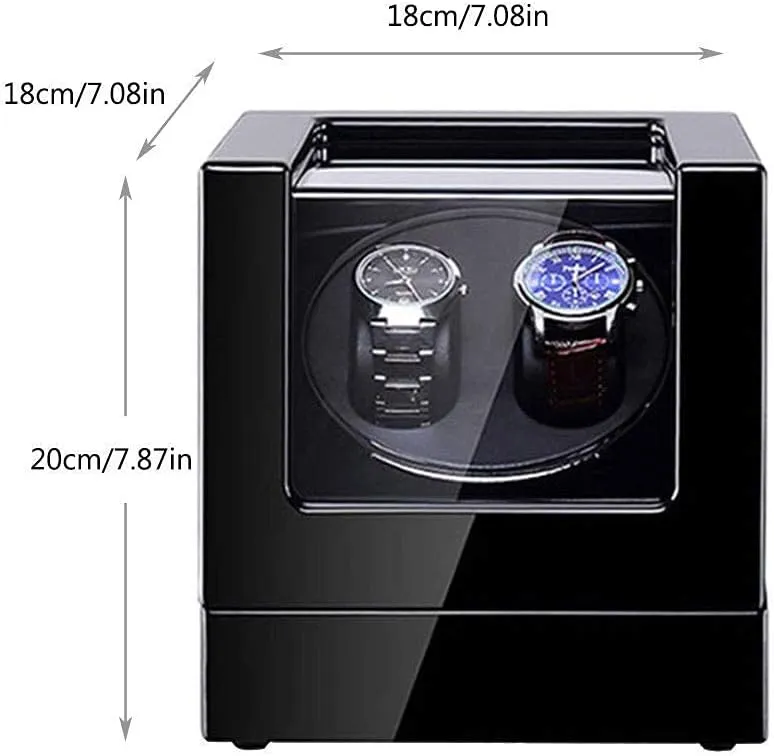 Mode LED annihilate Watches Storage Display Case Box Good (C A) Watch Automatic Winder,5 Adjustment 