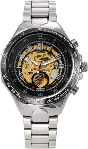 Montre Homme Clock Men Automatic Skeleton Watch FORSINING Winner Mechanical Sport Design Bezel Fashion pavlova messy Watch Mens Watches Luxury 