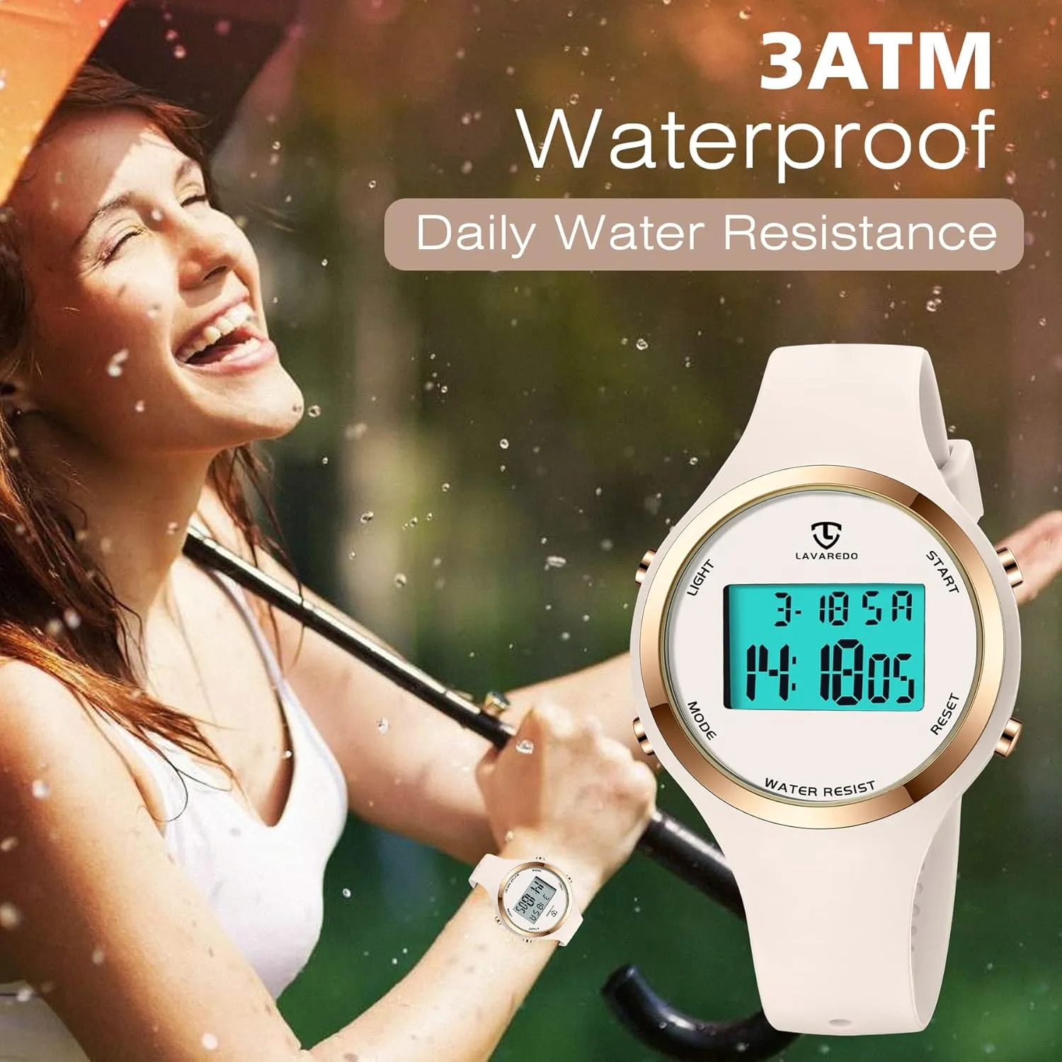 NEVIS Watches for Women, Digital Watch census already Womens Outdoor Sport with Alarm/Stopwatch/Chronograph/Back Light, Gifts for Teen Girls/Women NN BEN 