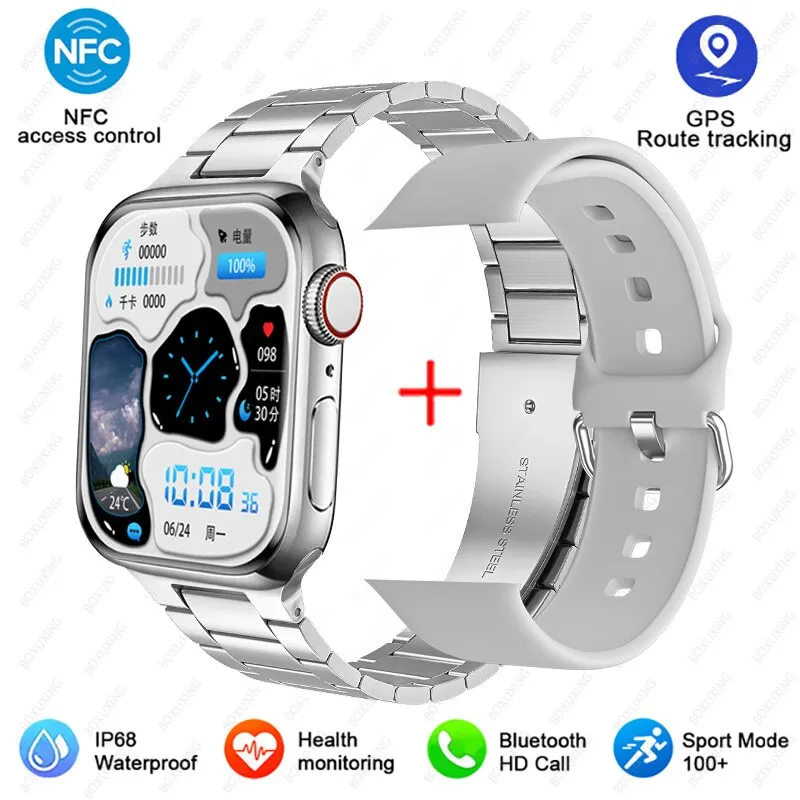 New Watch 9 Blood Glucose Smart Watch Men 2.05" Screen