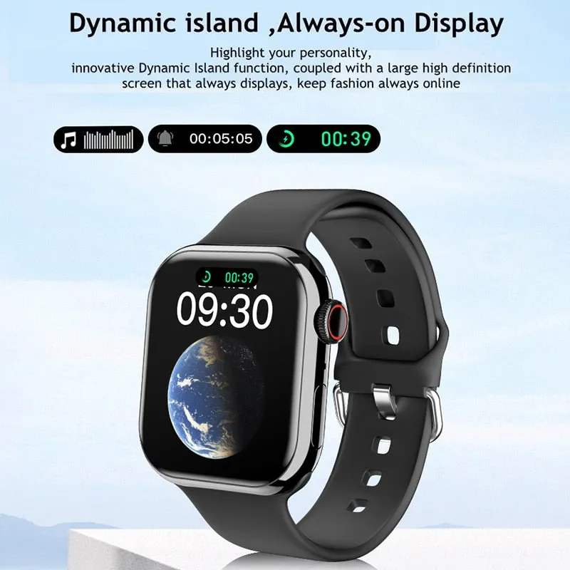 New Watch 9 Blood Glucose Smart Watch Men 2.05" Screen