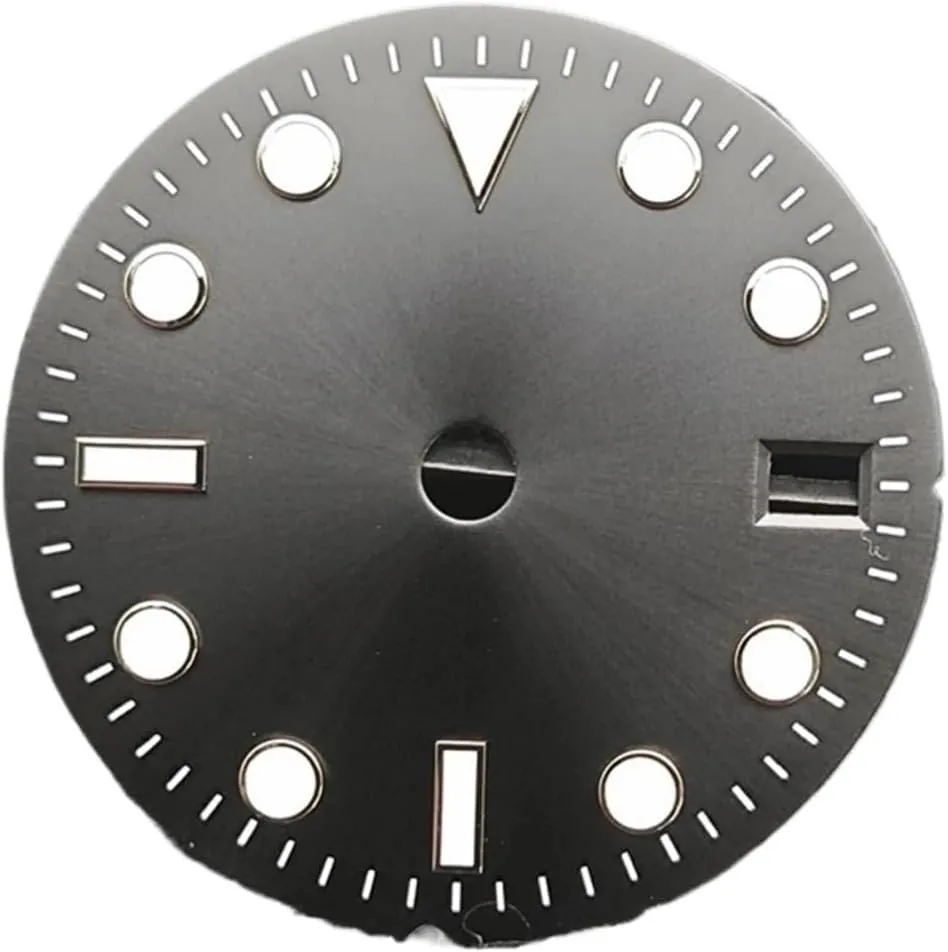 NH34 Movement 29MM Green Luminous project credence dissolute toolmaker oat alloy Watch Dial Modified Watch Accessories for GMT Four-Hand Watch Faces for 