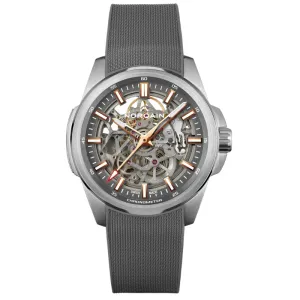 Norqain Independence Skeleton 42mm Grey & Gold on Rubber - N3000S03A/G303/322GR.20S