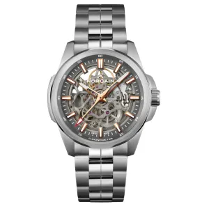 Norqain Independence Skeleton 42mm Grey & Gold on Stainless Steel Bracelet - N3000S03A/G303/102SI