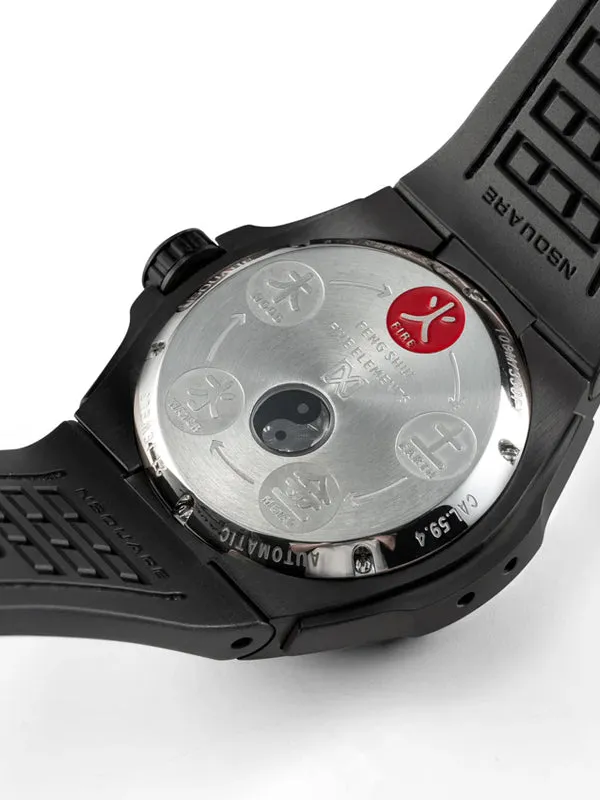 NSquare Five Elements Watch N59.4 Fire Attributes Red