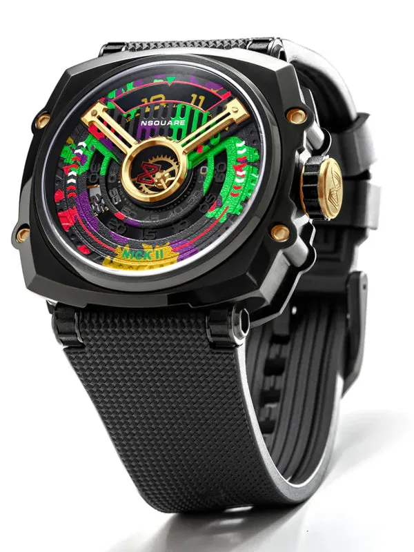 NSquare Nick II Automatic Watch N12.3 Black/Gold