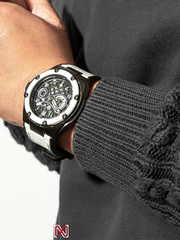 NSquare Snake Special Edition Automatic Watch N51.1 White Ceramic